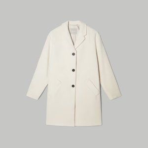 Everlane 'The Italian ReWool® Cocoon Coat' - Cream XS NWT